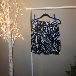 4/$15Jamie Nicole Collection Zebra Print Bubble Skirt